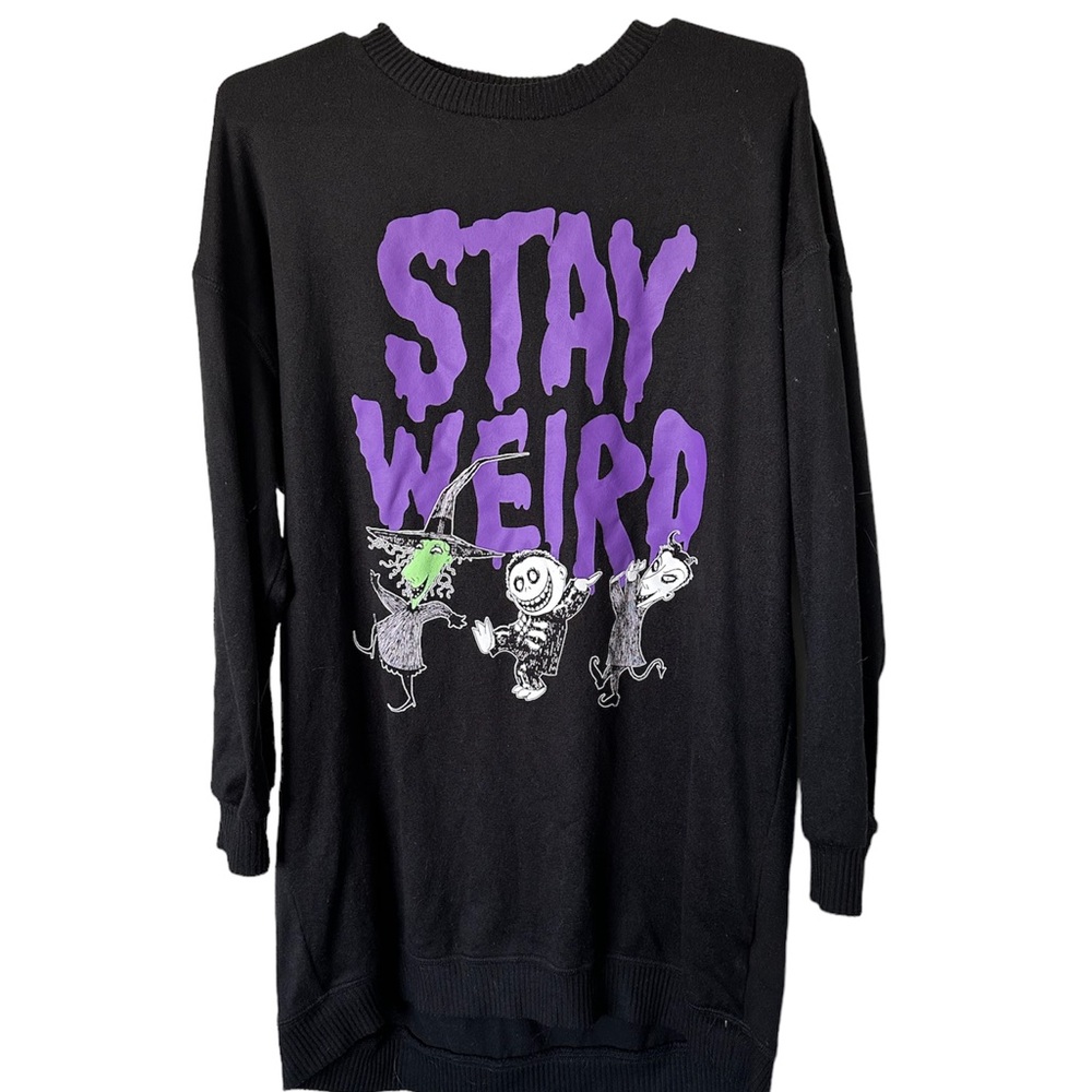 Nightmare Before Christmas Tunic Sweater Stay Spooky